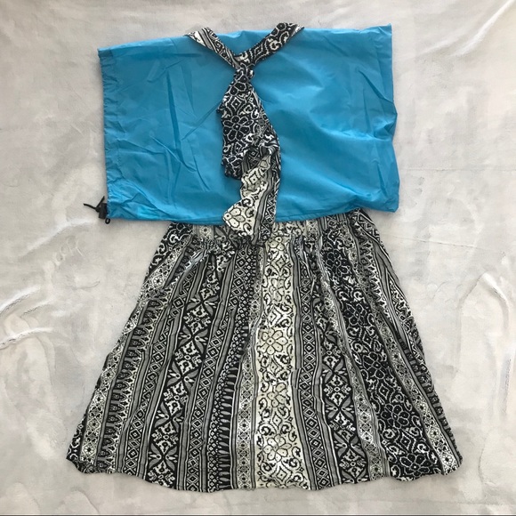 NWOT Printed Open-Back Summer Dress - Picture 4 of 8